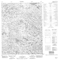 096J16 No Title Canadian topographic map, 1:50,000 scale