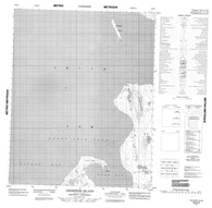 096K02 Crosswise Island Canadian topographic map, 1:50,000 scale