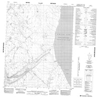 096K03 No Title Canadian topographic map, 1:50,000 scale