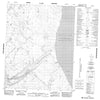 096K03 No Title Canadian topographic map, 1:50,000 scale