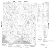 096K07 No Title Canadian topographic map, 1:50,000 scale