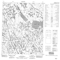 096K09 No Title Canadian topographic map, 1:50,000 scale