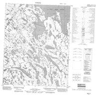 096K11 No Title Canadian topographic map, 1:50,000 scale