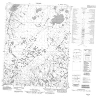 096K12 No Title Canadian topographic map, 1:50,000 scale