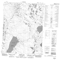 096K13 Tweed Lake Canadian topographic map, 1:50,000 scale