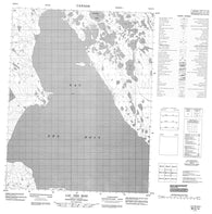 096K14 Lac Des Bois Canadian topographic map, 1:50,000 scale