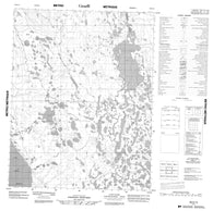 096K15 No Title Canadian topographic map, 1:50,000 scale