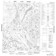 096K16 No Title Canadian topographic map, 1:50,000 scale