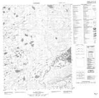 096L04 No Title Canadian topographic map, 1:50,000 scale