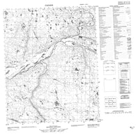 096L07 No Title Canadian topographic map, 1:50,000 scale