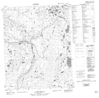 096L08 No Title Canadian topographic map, 1:50,000 scale