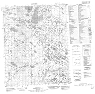 096L09 No Title Canadian topographic map, 1:50,000 scale