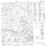 096L13 No Title Canadian topographic map, 1:50,000 scale