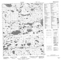 096L14 No Title Canadian topographic map, 1:50,000 scale