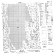 096L16 Lac Belot Canadian topographic map, 1:50,000 scale