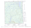 096L Lac Belot Canadian topographic map, 1:250,000 scale