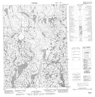 096M05 No Title Canadian topographic map, 1:50,000 scale