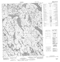 096M06 No Title Canadian topographic map, 1:50,000 scale