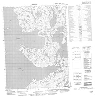 096M08 No Title Canadian topographic map, 1:50,000 scale