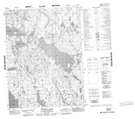 096M09 Ewekka Lake Canadian topographic map, 1:50,000 scale