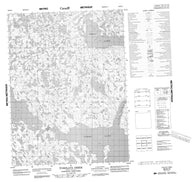 096M10 Tuholata Creek Canadian topographic map, 1:50,000 scale