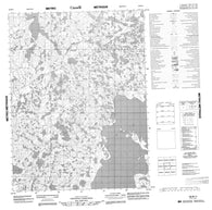 096M11 No Title Canadian topographic map, 1:50,000 scale