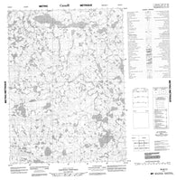 096M13 No Title Canadian topographic map, 1:50,000 scale