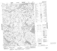 096M16 No Title Canadian topographic map, 1:50,000 scale