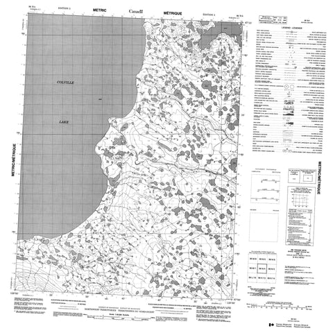 096N04 No Title Canadian topographic map, 1:50,000 scale