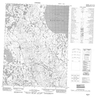 096N06 No Title Canadian topographic map, 1:50,000 scale