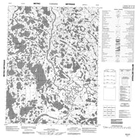 096N08 No Title Canadian topographic map, 1:50,000 scale