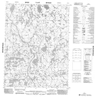 096N09 No Title Canadian topographic map, 1:50,000 scale