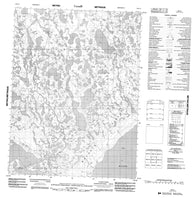 096N11 No Title Canadian topographic map, 1:50,000 scale