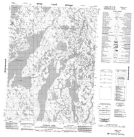 096N13 Niwelin Lake Canadian topographic map, 1:50,000 scale