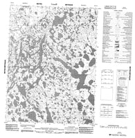 096N14 No Title Canadian topographic map, 1:50,000 scale