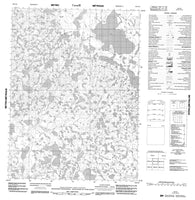 096N16 No Title Canadian topographic map, 1:50,000 scale