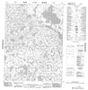 096N16 No Title Canadian topographic map, 1:50,000 scale