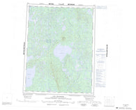 096N Lac Maunoir Canadian topographic map, 1:250,000 scale