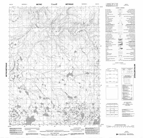 096O10 No Title Canadian topographic map, 1:50,000 scale