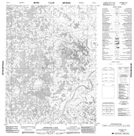 096O11 Stopover Lake Canadian topographic map, 1:50,000 scale