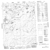 096P01 No Title Canadian topographic map, 1:50,000 scale