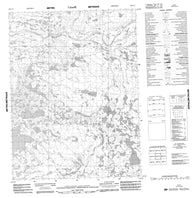 096P11 No Title Canadian topographic map, 1:50,000 scale