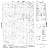 096P13 No Title Canadian topographic map, 1:50,000 scale