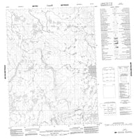 096P15 No Title Canadian topographic map, 1:50,000 scale