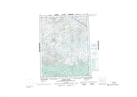 096P Bloody River Canadian topographic map, 1:250,000 scale