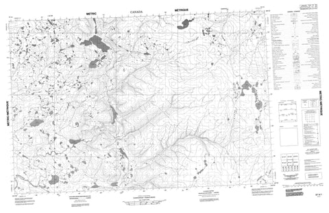 097A01 No Title Canadian topographic map, 1:50,000 scale