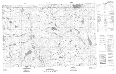 097A02 No Title Canadian topographic map, 1:50,000 scale