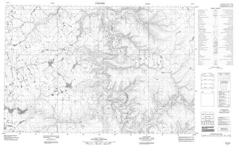 097A04 No Title Canadian topographic map, 1:50,000 scale