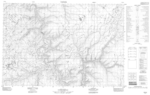 097A05 No Title Canadian topographic map, 1:50,000 scale