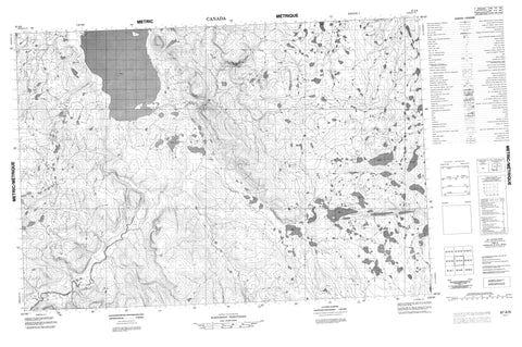 097A09 No Title Canadian topographic map, 1:50,000 scale